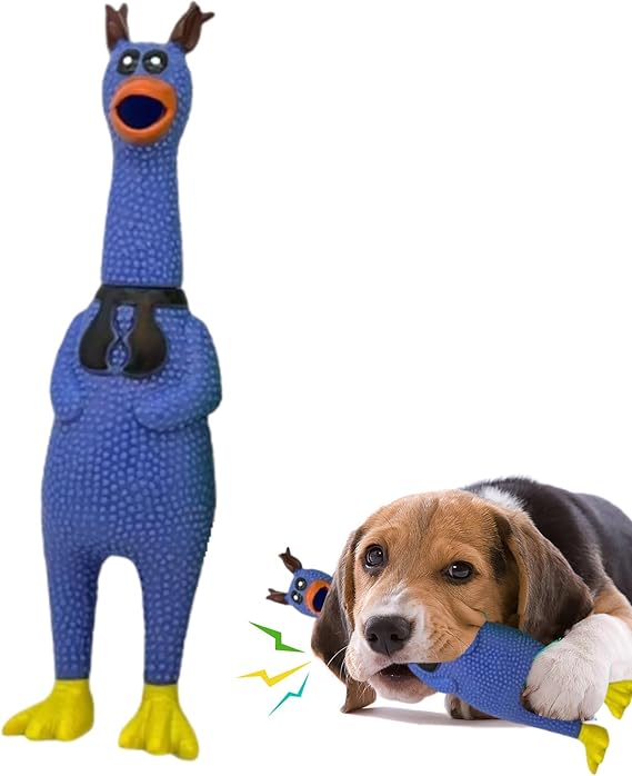 Rubber Chicken Toys | Cartoon Rubber Stirling Chicken Toys, Gag Joke Toys for Adults, Kids Party Prank - Party Masquerade, Home, School, Gathering dikawe