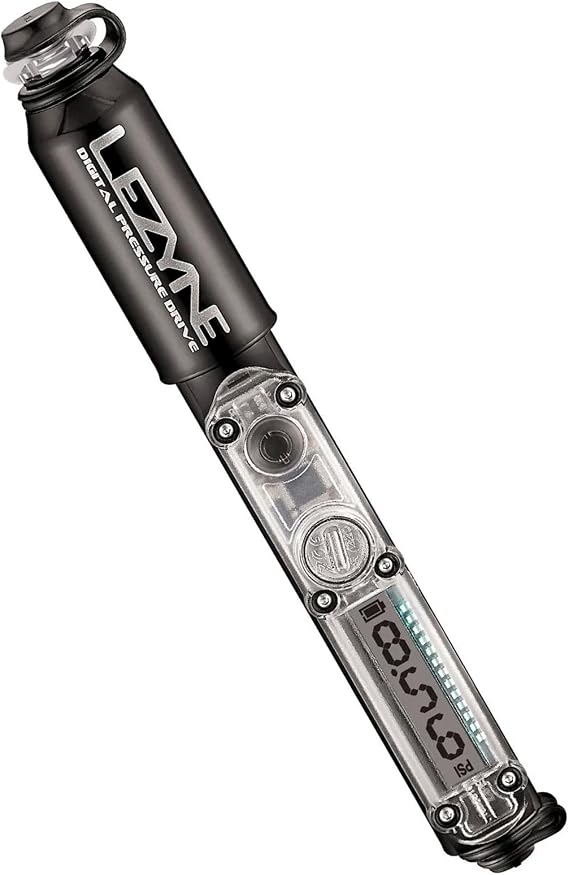 LEZYNE Digital Pressure Drive Frame Pump, 120 PSI