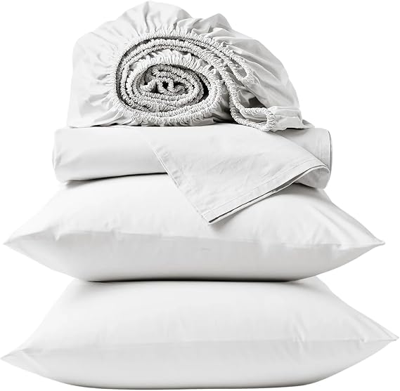 Coyuchi Refined Organic Percale Sheet Set, 100% GOTS Certified