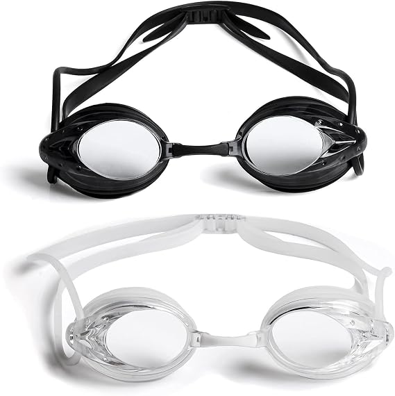 The Friendly Swede Goggles for Women & Men, 3 Nose Pieces & Case