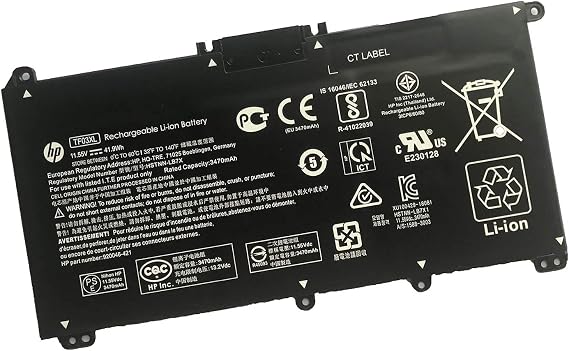 HP TF03XL Laptop Battery replaceable for HP Pavilion 14-BK 14-BF 14-BF050WM BF040WM BF102TX BF155TX BF195TX BK091ST BK061ST 15-CC 15-CD 15-CK 17-AR 15-CC610MS CC123CL CC563ST CD040WM CD042NR CD075NR