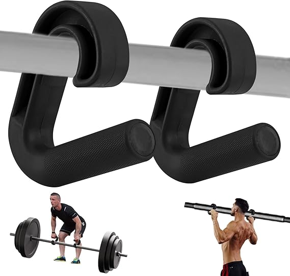 Neutral Grip Pull Up Handles Attachment for Pull up Bars, Barbells & Resistance Bands, Ergonomic, Portable, Durable Handles with Non-Slip Design for Home Gym