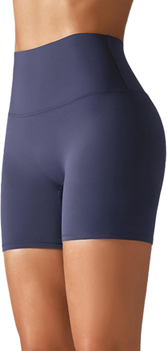 High Waist Yoga Pants Sports Short for Women Tummy Control Gymnastics Running Leggings Soft Tights YOYP0003R