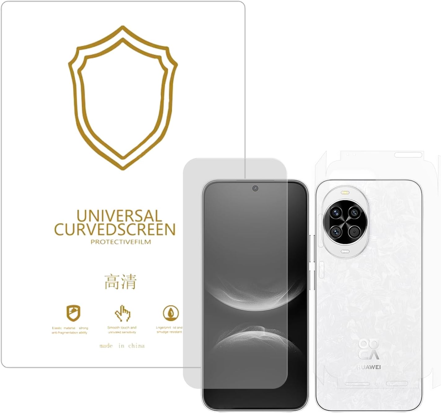 Microcase Huawei Nova 14 ile Uyumlu Full Tpu Ön Arka ve Yan 360 Nano Koruma- EKM116