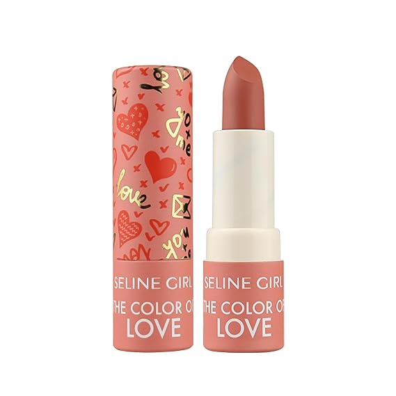 Love Lipstick Makeup, Lip Stain for Women Girls, Vivid Colors Long Lasting Lipsticks, Lip Balm Waterproof, Lipgloss for Girls, Lip Tint Misty Mud Texture #pink