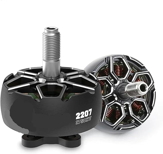 Compatible For IFlight XING2 2207 2750KV/1750KV 2-6S Brushless Motor W/ 5mm Titanium Alloy Shaft 5inch Propeller,Compatible For Nazgul Evoque F5 FPV Drone(1pcs 1750KV)