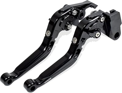 Retractable Foldable Brake Lever Clutch Lever for Benelli Tornado Naked Twin 500 2023-2024, CNC Aluminum Alloy Made Black