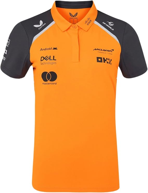 Castore McLaren F1 2025 Women's Team Polo Shirt