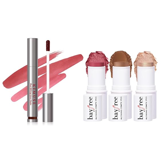 KIMUSE Multi Stick Trio Face Makeup & Peel Off Lip Stain