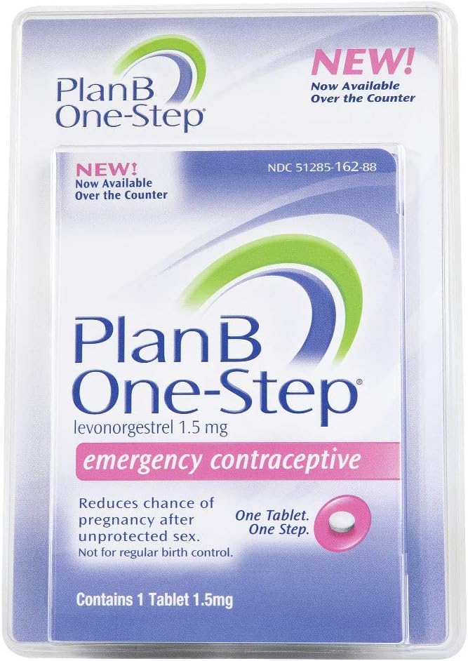 Plan B One-Step Emergency Contraceptive Tablet - 1 Tablet, Pack of 2