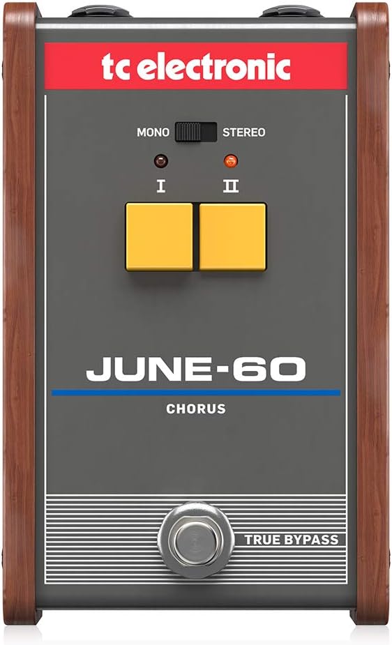TC Electronic JUNE-60 CHORUS Legendary Stereo Chorus with 2-Button Effect Selector and BBD Circuitry