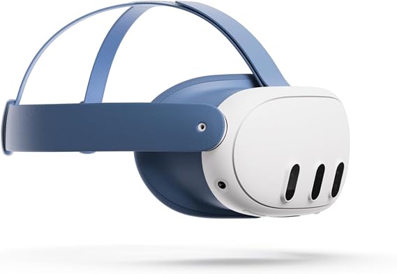 Meta Quest 3 Facial Interface and Head Strap (Elemental Blue)