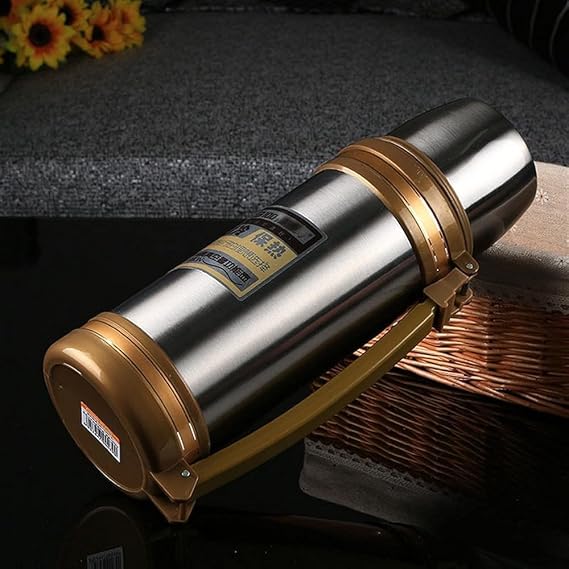 Stainless Steel Thermoses Vacuum Flask 2L Water Bottle Insulated Outdoor Sports Travel Cup Car Kettle Water Bottles