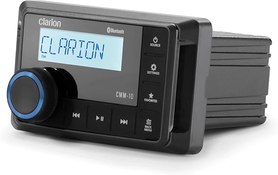 Clarion CMM-10 Marine Source Unit with LCD Display