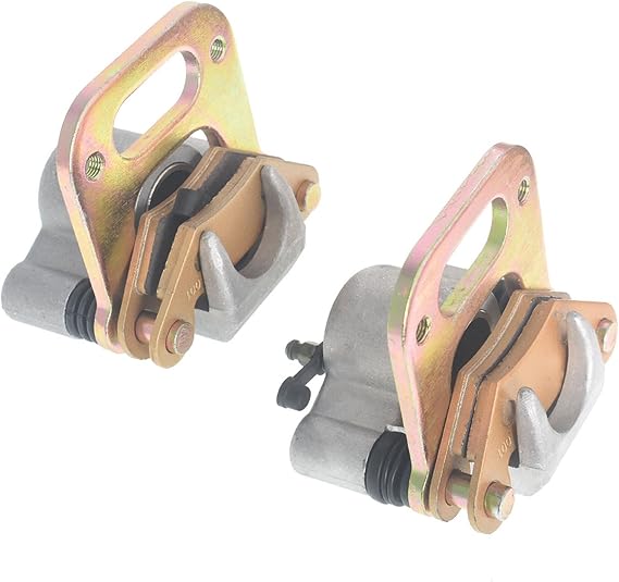 Front Left Right Brake Caliper with Pads Replacement for Polaris 400L Big Boss 350L 400L 500 Magnum Sportsman Trail Boss Xplorer Replacement for 1910234 1910235 1910181