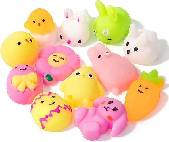 Mr. Pen- Easter Squishy Toys for Kids, 12 Pack