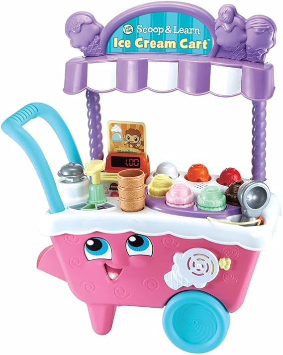 Leapfrog Scoop & Learn Ice Cream Cart Pink, English