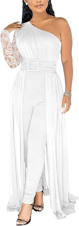 chicyes Womens Jumpsuits Dressy Fall Formal Club Outfits Plus Size Romper