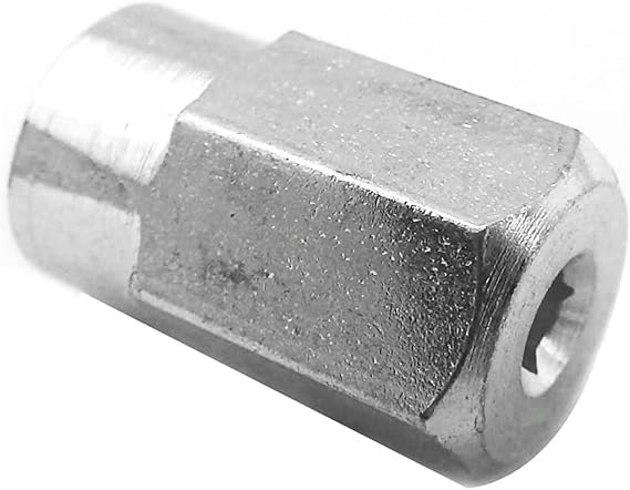 Replacement Part #2610916116 Square Holed Nut Collet Flex Shaft Driver Cap Nut for Flex Shaft, Mini Saw, Right Angle Attachment for Dremel