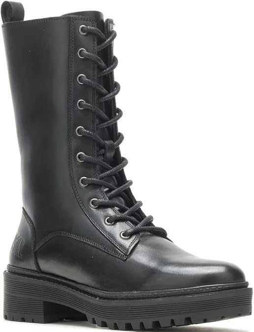 Harley-Davidson Women's Valene 9-Inch Black Motorcycle Boots, D87218