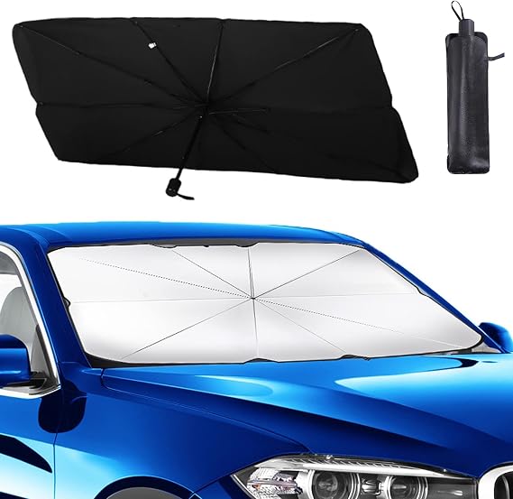 JINYISI for Volkswagen Golf 7 Golf7 MK7,Car Windscreen Sunshade,Front Window UV UmbrellaHeat-Insulating Foldable Parasol