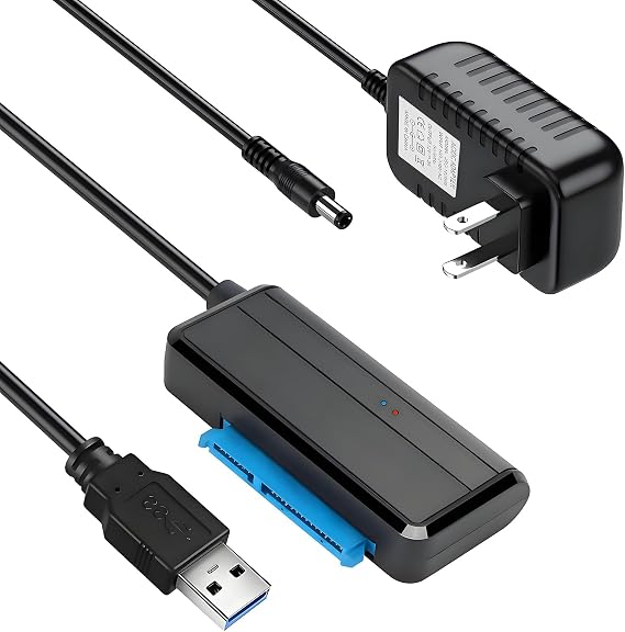 SATA to USB 3.0 Adapter Cable | For 3.5 Inch SSD/HDD, For 2.5 Inch SSD/HDD