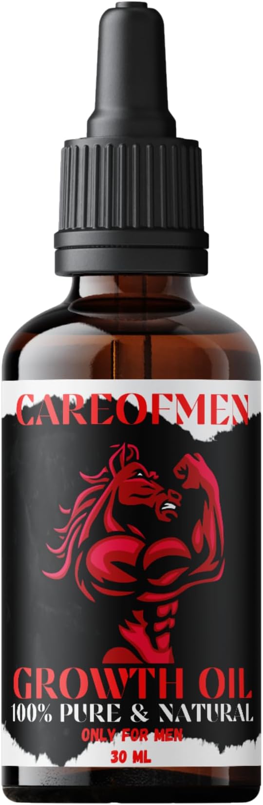 Careofmen Big L Extra Power Strength Men Massage Essential Oil 30ml - Men's Strengthening Massage Oil for Huge Enhanced Size, Thickness, Strength, and Prolonged Performance