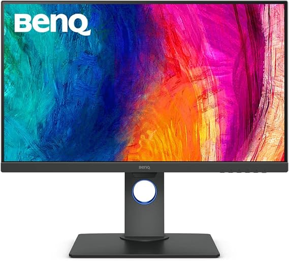 BenQ PD2700U Color Accurate Design Monitor 27" 4K UHD | 100% Rec.709 & sRGB | IPS | Delta E3 | Calibration Report | AQCOLOR | Pantone | Ergonomic | Speakers | DisplayPort | Daisychain | USB Hub