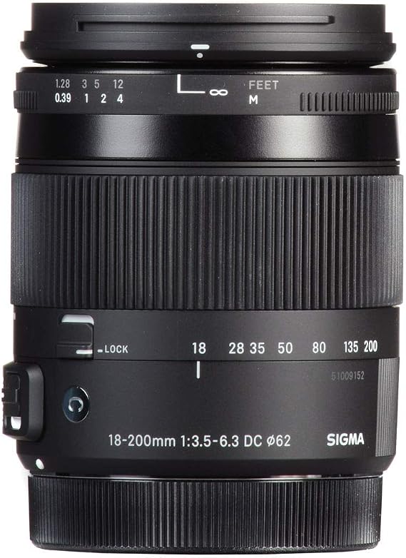 Sigma 18-200mm F3.5-6.3 Contemporary DC Macro OS HSM Lens for Canon