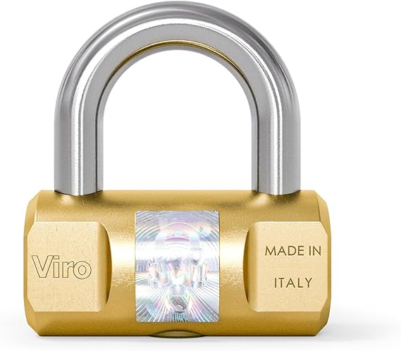 Viro 103 Cylinder Padlock, Base 60 mm, Brass