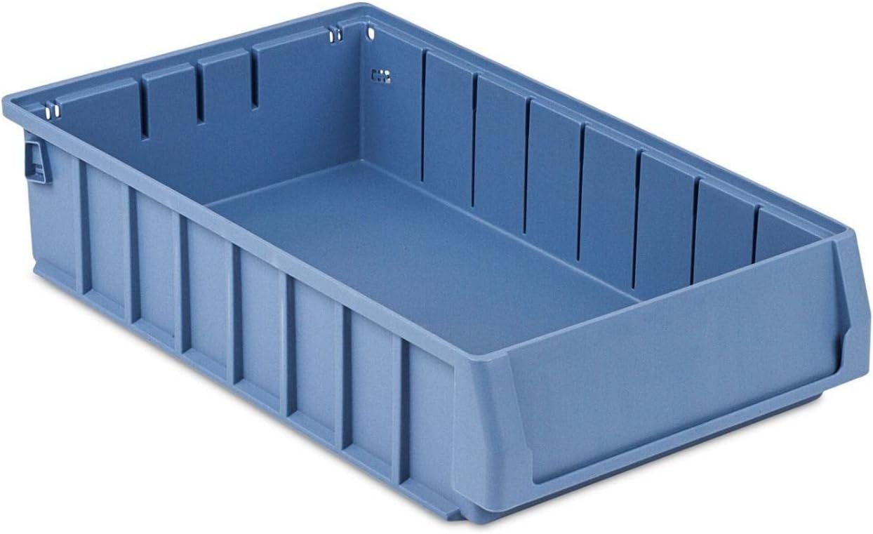 Shelf Box 400 BN with Label and Protective Cover H x W x D 9 x 23.4 x 40 cm 6 Litres Storage Box Assortment Box Small Parts Box