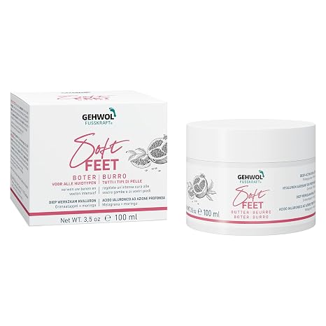 GEHWOL Soft Feet Butter 3.5 oz/100 ml pomegranate & moringa