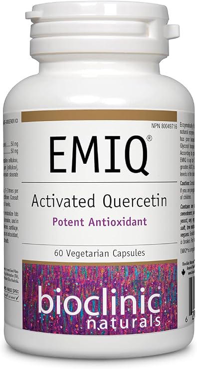 Bioclinic Naturals - EMIQ Activated Quercetin, 60 vcaps