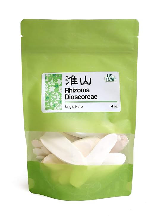 NEW PACKAGING Rhizoma Dioscoreae Chinese Yam Shan Yao Dried Slice 4 Oz.