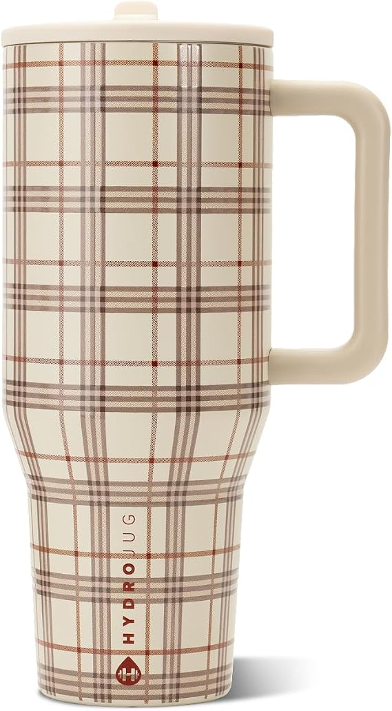 HydroJug Traveler 32oz, Insulated Tumbler with Handle & Straw, Blair