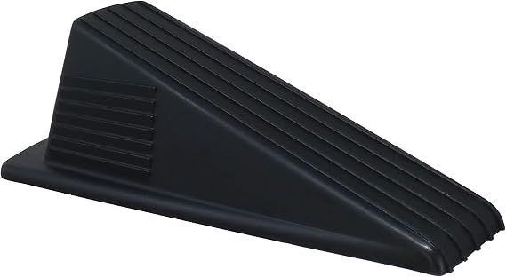 Shepherd Hardware 3762E Heavy Duty Jumbo Hard Plastic Door Wedge, Black