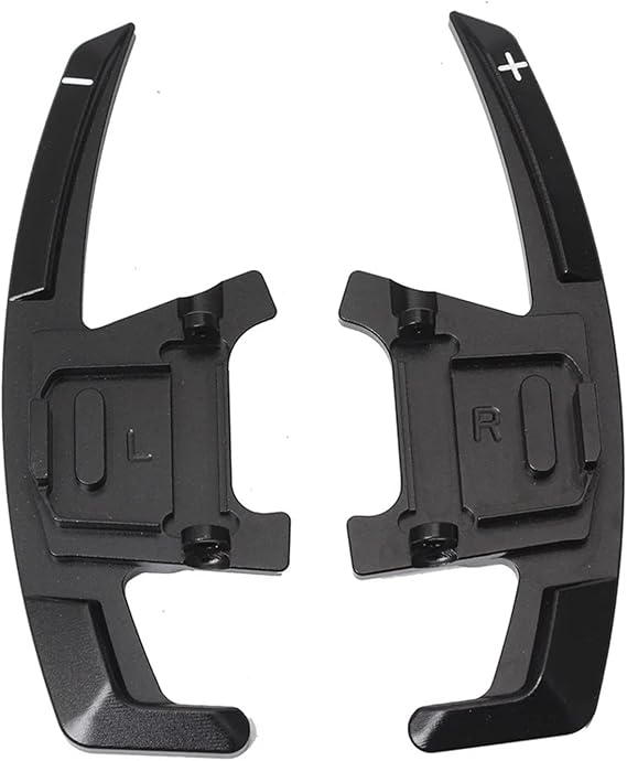 Car Steering Wheel Shift Extension Paddle Accessories Compatible with VW Golf 7 /R-line GTI 2015-2020 Car Accessories(Black)