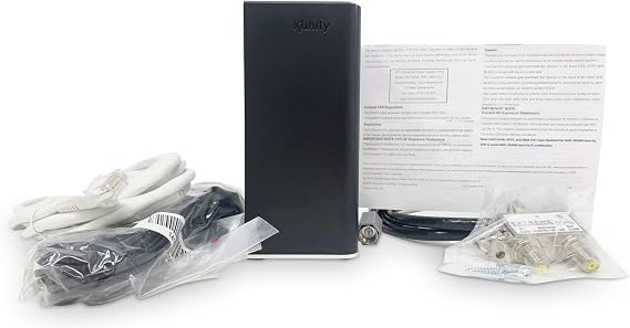 Comcast Xfinity CA010AAB MoCA Network Adapter for Ethernet Over Coax, Coaxial Cable to Ethernet Converter, Works with Any Ethernet Device/Router (1-Pack, ECB6250S02)