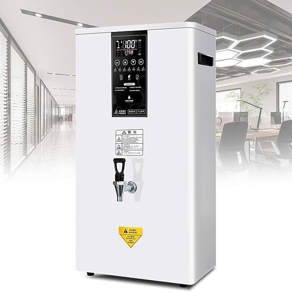 Electric Kettle Temperature Control,Water Dispenser Countertop,3000w Hot Water Dispenser Built-In Water Purifier,Lcd Touch Screen,For Tea Making & Hot Drinks,White-50L