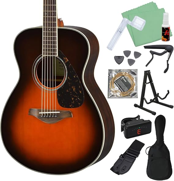 Yamaha FS830 TBS Acoustic Guitar Beginner Set of 12