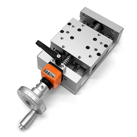Mini Manual Linear Axis 50 mm Hub Counter Sliding Table