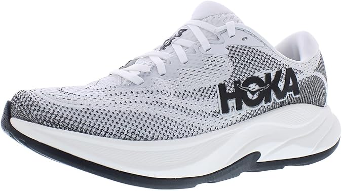 HOKA Rincon 4 Mens Shoes Size 11, Color: White/Black