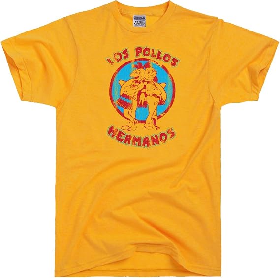 DIRTYRAGZ Men's Los Pollos Hermanos Chicken Brothers T Shirt