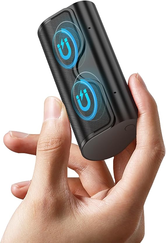 128GB Magnetic Voice Activated Recorder, 5000mAh Long Battery Digital Voice Recorder with 35 Days Continuous Recording, 360 Degree Mic and No-Light Design