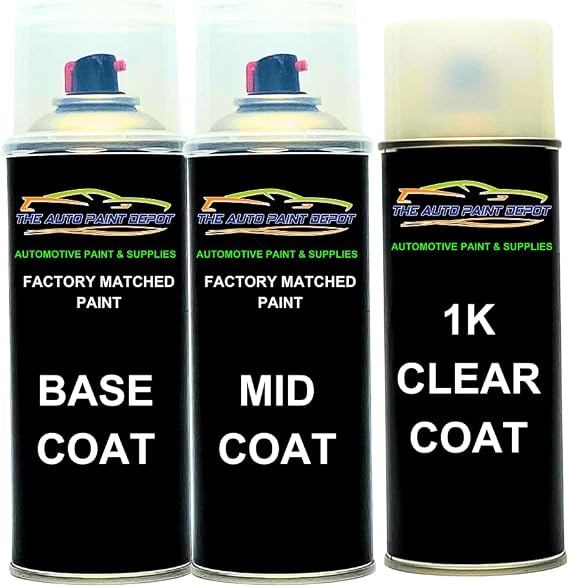 Auto Paint Depot Touch Up Paint for Nissan Glacier Pearl Tri-Coat QX1 (All Years) Aerosol Spray