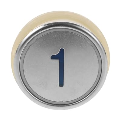 HEALLILY Stainless Steel Button Elevator Floor Start Stop Button Elevator Accessory Replacement Part