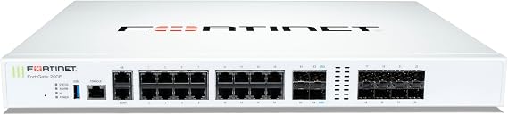 FortiGate-200F Network Security Appliance Plus 1 Year FortiGuard Enterprise Protection and FortiCare Premium (FG-200F-BDL-809-12)