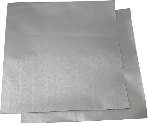 Patch for Car Covers - Polyester Material (Silver Type) - Strong Self Adhesive Backing - 1 ft x 1ft Patch - Use On Boat Covers, RV Covers, Car Covers, Motorcycle Covers and More - 2 Pack