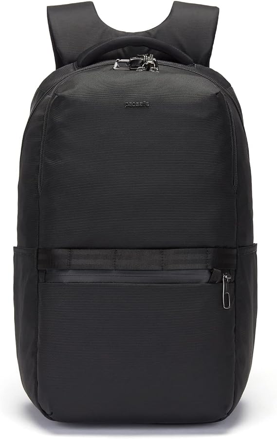 Pacsafe Metrosafe X Anti Theft 25L Backpack - With Padded 15" Laptop Sleeve, Black