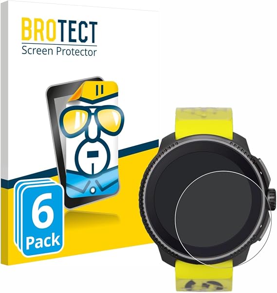 BROTECT 6-Pack Screen Protector Compatible with Suunto Race - HD-Clear Protection Film